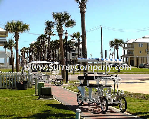 four wheel bike, four wheel bicycle, surrey bike