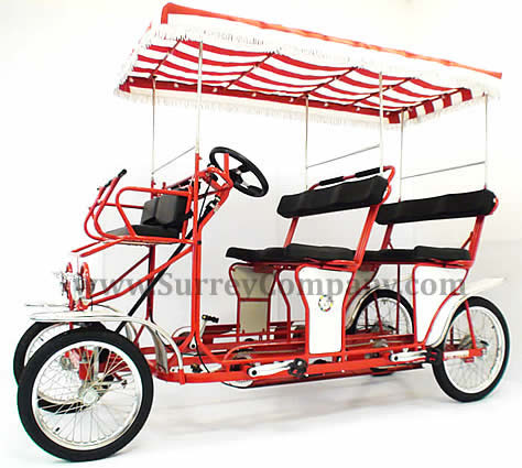 Four (4) wheel bike(s) bicycle(s), Surrey bike(s) bicycle(s), Four (4) Person bike(s), Two (2) Person bike(s)