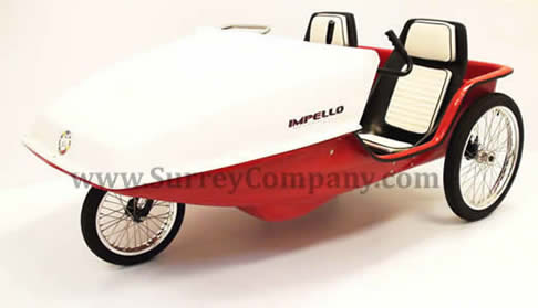 People Powered Vehicle PPV three wheel recumbent tricycle for adults and children