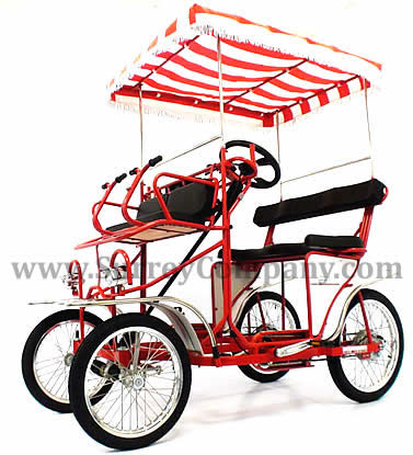 four (4) wheel two (2) person bike(s) bicycle(s)