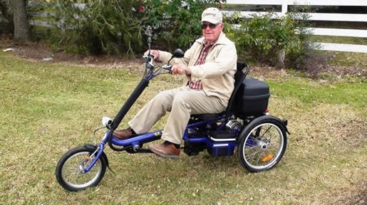 adult recumbent electric trike tricycle