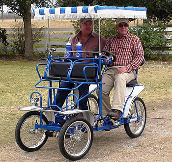 Four wheel Surrey bike