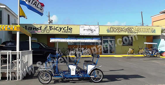 4 wheel bike, 4 wheel bicycle, surrey bike