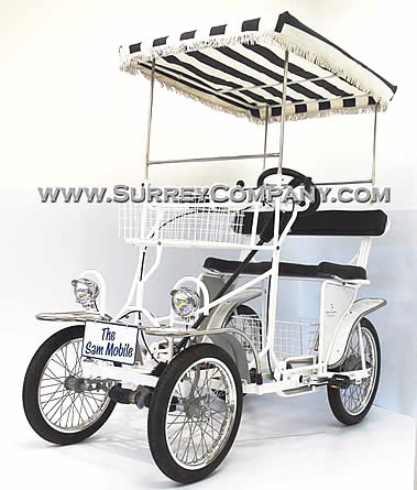 Four (4) wheel bike(s) bicycle(s), Surrey bike(s) bicycle(s) two (2) person bike(s)