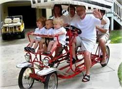 Four (4) wheel, four (4) person, two (2) person, Surrey bike(s) bicycle(s), quadricycles